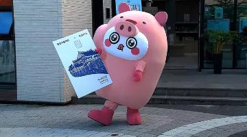 밀양 돼지국밥 캐릭터 '굿바비' 인기