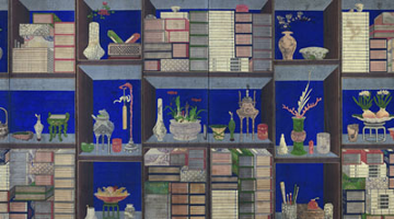 책을 가장 아름답게 표현한 ‘조선시대 책거리 병풍’, 미국서 전시