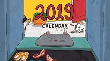 ‘2019 꾹꾹달력’의 두 주인공 얄리와 콩순이를 소개합니다