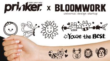 블룸워크, 장애인예술가 타투 디자인 ‘프링커’에서 선보여
