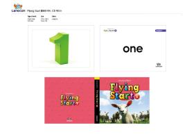 LangCon Flying Start 플래쉬카드, CD 케이스