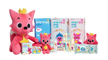 LG생활건강, 글로벌 캐릭터 핑크퐁과 유아용 콜라보 제품 출시