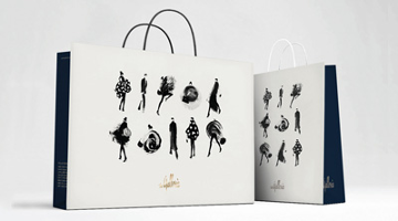 주디스 반 덴 후크, 갤러리아 백화점 쇼핑백을 디자인하다