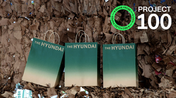 현대백화점, 100% 재생용지 친환경 쇼핑백으로 전격 교체