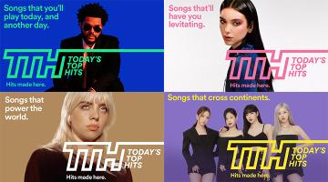 스포티파이, 'Today’s Top Hits' 리브랜딩 캠페인 발표