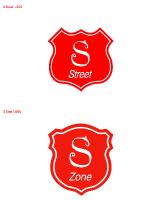 [SUN AT FOOD]  S Street, S Zone logo design